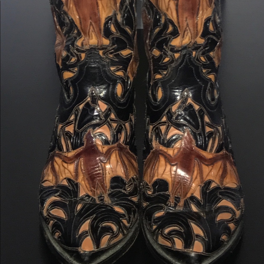 Liberty Boot Co. Custom Handmade Bat Cowboy Boots
